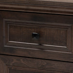 Load image into Gallery viewer, Baxton Studio Nolan Traditional Transitional Hazel Walnut Brown Finished 2-Drawer Wood Nightstand
