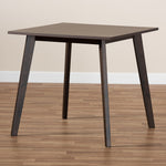 Load image into Gallery viewer, Baxton Studio Britte Mid-Century Modern Dark Oak Brown Finished Square Wood Dining Table
