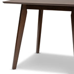 Load image into Gallery viewer, BAXTON STUDIO PERNILLE MODERN TRANSITIONAL WALNUT FINISHED SQUARE WOOD DINING TABLE
