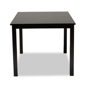 BAXTON STUDIO EVELINE MODERN AND CONTEMPORARY ESPRESSO BROWN FINISHED RECTANGULAR WOOD DINING TABLE