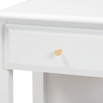 Load image into Gallery viewer, Baxton Studio Naomi Classic And Transitional White Finished Wood 1-Drawer Bedroom Nightstand
