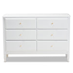 Load image into Gallery viewer, Baxton Studio Naomi Classic And Transitional White Finished Wood 6-Drawer Bedroom Dresser
