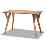 Load image into Gallery viewer, Baxton Studio Sahar Mid-Century Modern Transitional Walnut Brown Finished Wood Dining Table
