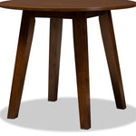 Load image into Gallery viewer, BAXTON STUDIO ELA MODERN AND CONTEMPORARY WALNUT BROWN FINISHED 35-INCH-WIDE ROUND WOOD DINING TABLE
