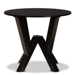 Load image into Gallery viewer, Baxton Studio Irene Modern And Contemporary Dark Brown Finished 35-Inch-Wide Round Wood Dining Table
