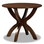 Load image into Gallery viewer, Baxton Studio Tilde Modern And Contemporary Walnut Brown Finished 35-Inch-Wide Round Wood Dining Table
