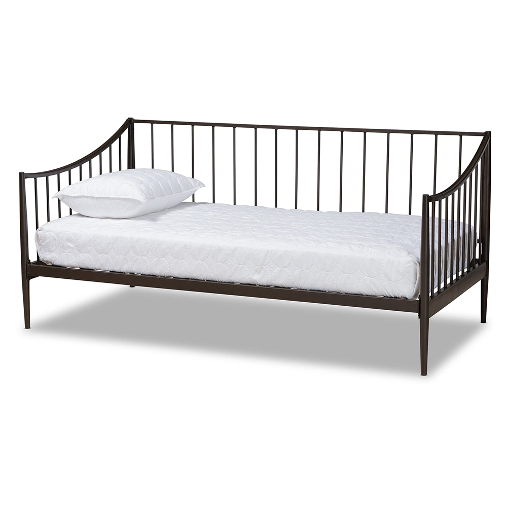 Baxton Studio Rupert Vintage Industrial Metal Daybed