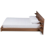 Load image into Gallery viewer, Baxton Studio Elina Modern and Contemporary Finished Wood Platform Storage Bed with Shelves
