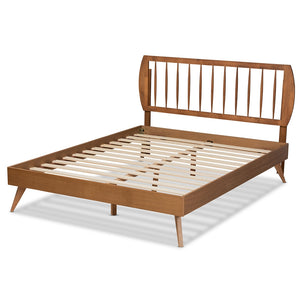 Baxton Studio Emiko Modern and Contemporary Finished Wood Platform Bed