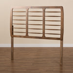 Load image into Gallery viewer, BAXTON STUDIO CAROLYN MID-CENTURY MODERN ASH WALNUT FINISHED WOOD FULL SIZE HEADBOARD
