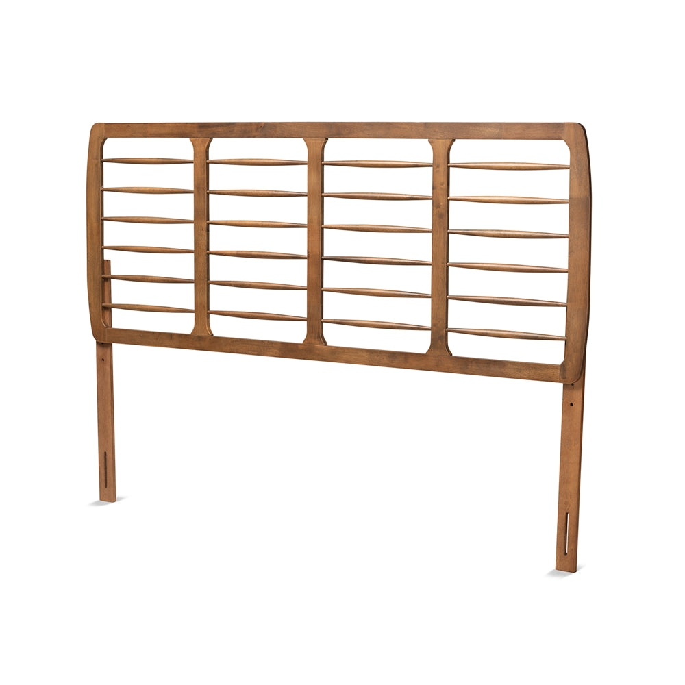 Baxton Studio Carolyn Mid-Century Modern Finished Wood Headboard