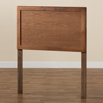 Load image into Gallery viewer, Baxton Studio Raya Mid-Century Modern Walnut Brown Finished Wood Twin Size Headboard
