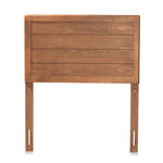 Load image into Gallery viewer, Baxton Studio Seren Mid-Century Modern Walnut Brown Finished Wood Twin Size Headboard
