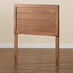 Load image into Gallery viewer, Baxton Studio Seren Mid-Century Modern Walnut Brown Finished Wood Twin Size Headboard
