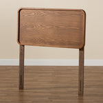 Load image into Gallery viewer, Baxton Studio Mailene Mid-Century Modern Walnut Brown Finished Wood Twin Size Headboard
