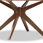 Load image into Gallery viewer, BAXTON STUDIO MONTE MID-CENTURY MODERN WALNUT BROWN FINISHED WOOD 71-INCH OVAL DINING TABLE
