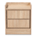 Load image into Gallery viewer, Baxton Studio Hale Modern And Contemporary Oak Finished Wood 1-Door Nightstand
