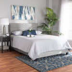 Load image into Gallery viewer, Baxton Studio Tamira Modern and Contemporary Glam Velvet Fabric Upholstered Panel Bed
