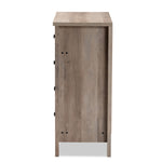 Load image into Gallery viewer, Baxton Studio Derek Modern And Contemporary Transitional Rustic Oak Finished Wood 5-Drawer Chest
