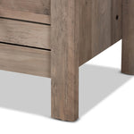 Load image into Gallery viewer, BAXTON STUDIO DEREK MODERN AND CONTEMPORARY TRANSITIONAL RUSTIC OAK FINISHED WOOD 5-DRAWER CHEST
