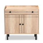 Load image into Gallery viewer, Baxton Studio Patterson Modern And Contemporary Oak Brown Finished Wood 2-Door Kitchen Storage Cabinet
