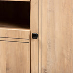 Load image into Gallery viewer, Baxton Studio Patterson Modern And Contemporary Modern Oak Brown Finished Wood 3-Door Kitchen Storage Cabinet
