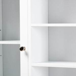 Baxton Studio Campbell Modern And Contemporary White Finished Wood Over The Toilet Bathroom Storage Cabinet