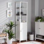 Load image into Gallery viewer, BAXTON STUDIO BELTRAN MODERN AND CONTEMPORARY WHITE FINISHED WOOD BATHROOM STORAGE CABINET
