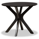 Load image into Gallery viewer, Baxton Studio Miela Modern And Contemporary Dark Brown Finished Wood 5-Piece Dining Set
