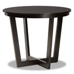 Load image into Gallery viewer, Baxton Studio Brava Modern And Contemporary Dark Brown Finished Wood 5-Piece Dining Set
