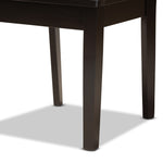 Load image into Gallery viewer, BAXTON STUDIO ANI MODERN AND CONTEMPORARY DARK BROWN FINISHED WOOD 5-PIECE DINING SET
