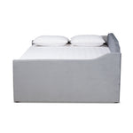 Load image into Gallery viewer, Baxton Studio Lennon Modern and Contemporary Velvet Fabric Upholstered Daybed with Trundle
