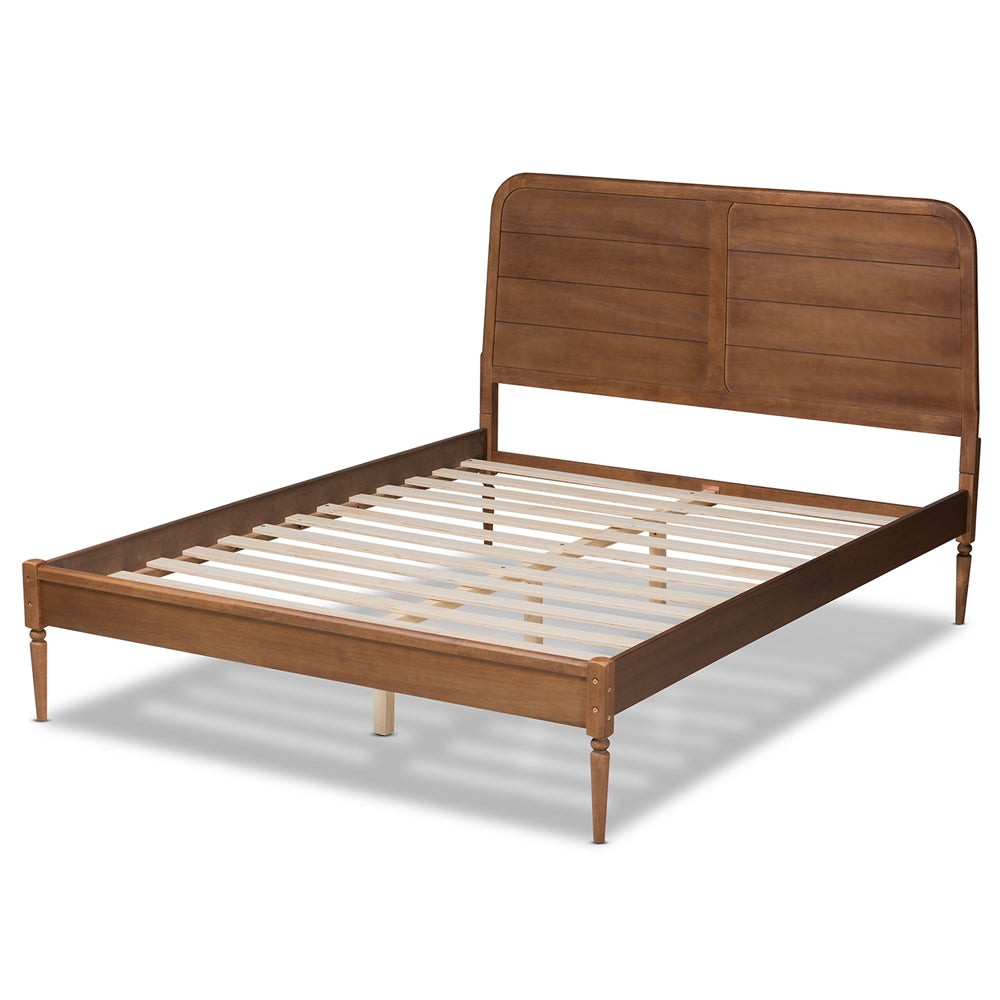 Baxton Studio Kassidy Classic and Traditional Finished Wood Platform Bed