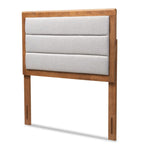 Load image into Gallery viewer, Baxton Studio Dexter Modern and Contemporary Fabric Upholstered and Finished Wood Headboard
