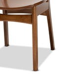 Load image into Gallery viewer, BAXTON STUDIO KATYA MID-CENTURY MODERN WALNUT BROWN FINISHED WOOD 5-PIECE DINING SET
