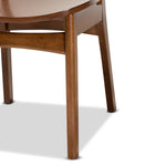 Load image into Gallery viewer, BAXTON STUDIO KATYA MID-CENTURY MODERN WALNUT BROWN FINISHED WOOD 2-PIECE DINING CHAIR SET
