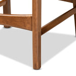 Load image into Gallery viewer, BAXTON STUDIO KATYA MID-CENTURY MODERN WALNUT BROWN FINISHED WOOD 2-PIECE COUNTER STOOL SET
