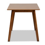 Load image into Gallery viewer, Baxton Studio Maila Mid-Century Modern Transitional Walnut Brown Finished Wood Dining Table
