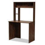 Load image into Gallery viewer, Baxton Studio Arlo Modern And Contemporary Walnut Brown Finished Wood Computer Desk
