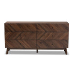 Load image into Gallery viewer, Baxton Studio Hartman Mid-Century Modern Walnut Brown Finished Wood 6-Drawer Dresser
