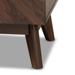 Load image into Gallery viewer, Baxton Studio Hartman Mid-Century Modern Walnut Brown Finished Wood 6-Drawer Dresser
