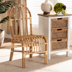 Load image into Gallery viewer, Baxton Studio Athena Modern And Contemporary Natural Finished Rattan Dining Chair
