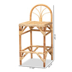 Load image into Gallery viewer, Baxton Studio Seville Modern And Contemporary Natural Finished Rattan Counter Stool
