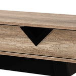 Load image into Gallery viewer, Baxton Studio Wales Modern And Contemporary Light Brown Finished Wood 2-Drawer Console Table
