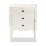 Load image into Gallery viewer, Baxton Studio Eliya Classic And Traditional White Finished Wood 3-Drawer Storage Cabinet
