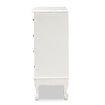 Load image into Gallery viewer, Baxton Studio Callen Classic And Traditional White Finished Wood 4-Drawer Storage Cabinet
