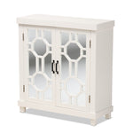 Load image into Gallery viewer, Baxton Studio Carlena Modern And Contemporary White Finished Wood And Mirrored Glass 2-Door Sideboard
