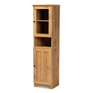 Baxton Studio Lauren Modern and Contemporary Finished Wood Buffet and Hutch Kitchen Cabinet