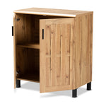 Load image into Gallery viewer, Baxton Studio Excel Modern And Contemporary Oak Brown Finished Wood 2-Door Storage Cabinet
