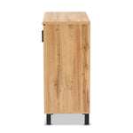 Load image into Gallery viewer, Baxton Studio Excel Modern And Contemporary Oak Brown Finished Wood 2-Door Storage Cabinet
